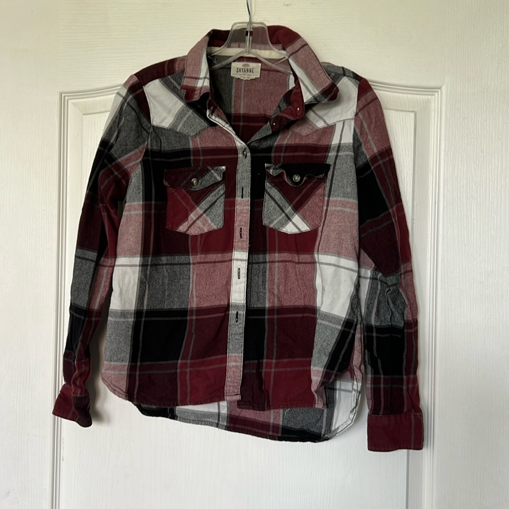 Plaid flannel shirt